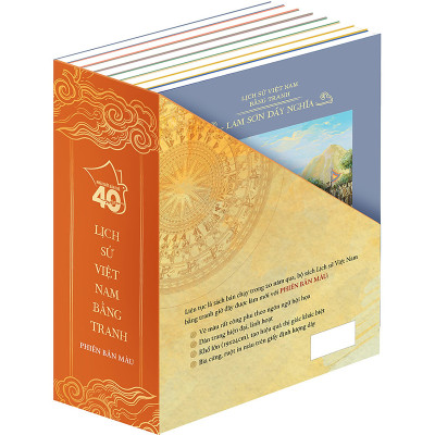 Hộp 8 Quyển: Bộ Sách Lịch Sử Việt Nam Bằng Tranh (Bìa cứng, Bản Màu, Tiếng Việt) _BOOKCITY