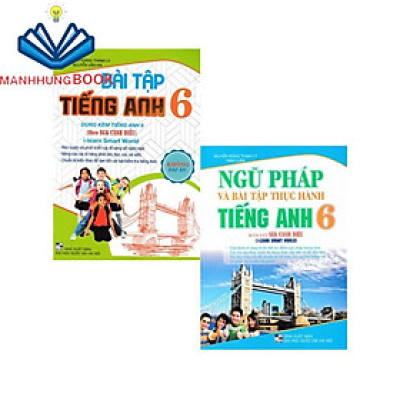 SÁCH - combo 2 cuốn: bài tập tiếng anh lớp 6 - không đáp án + ngữ pháp và bài tập thực hành tiếng anh 6 (cánh diều)