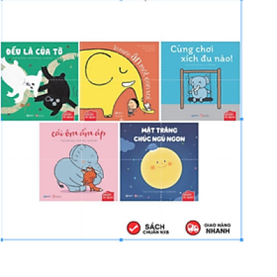 Sách - Ehon Bé Ngoan - Combo 5 cuốn Tớ Muốn Ăn Một Con Voi