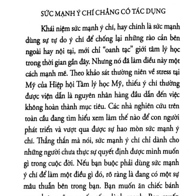 Kẻ Thù Của Ý Chí