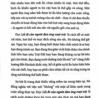 The Way Of The Superior Man - Lối Đi Của Người Đàn Ông Vượt Trội