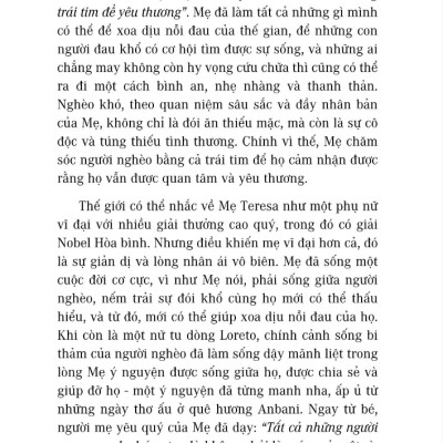 Mẹ Teresa - Trên Cả Tình Yêu (Tái Bản)