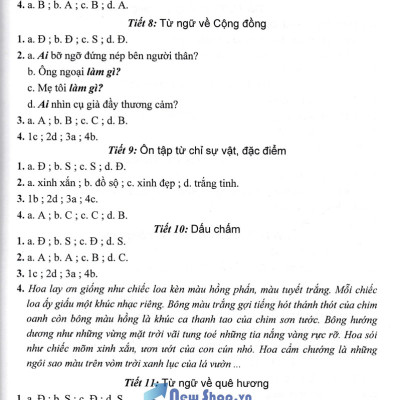 PHÁT TRIỂN VÀ NÂNG CAO TIẾNG VIỆT LỚP 3 (DÙNG CHUNG CHO CÁC SGK MỚI HIỆN HÀNH)