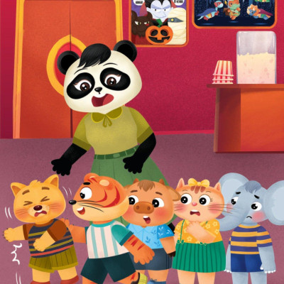 Sách Truyện Tranh Song Ngữ Việt Anh Cho Bé - Ở Nơi Công Cộng Hành Động Văn Minh