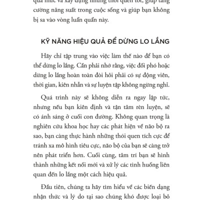 Sách Stop Overthinking - Sống Tự Do, Không Âu Lo - 7 Bước Loại Bỏ Suy Nghĩ Tiêu Cực Và Bắt Đầu Suy Nghĩ Tích Cực