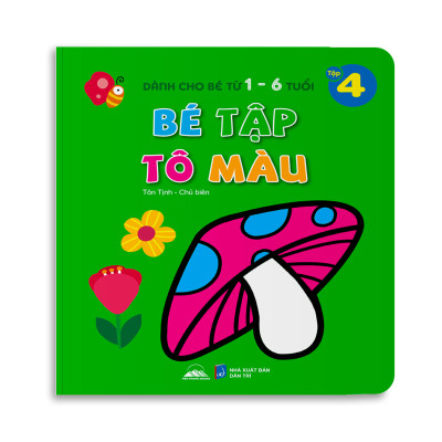 Sách - Combo 10 Cuốn Ehon Song Ngữ Anh - Viêt + 6 Cuốn Bé Tập Tô Màu