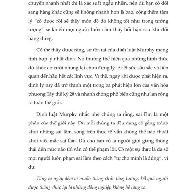 Định Luật Murphy - Mọi Bí Mật Tâm Lý Thao Túng Cuộc Đời Bạn