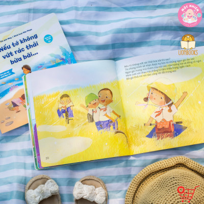 Sách Thơ - Nếu tớ không vứt rác thải bừa bãi cho bé 0-6 tuổi - LionBooks