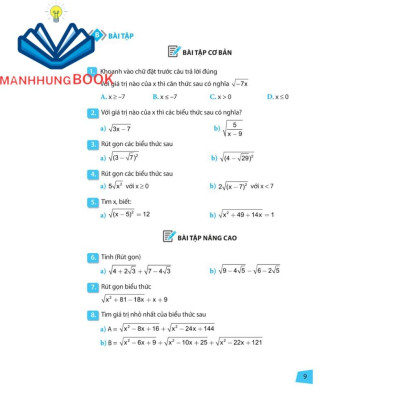 Sách: Rèn Kĩ Năng Học Tốt Toán Lớp 9 - Hỗ Trợ Phát Triển Năng Lực Giải Toán