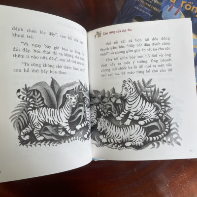 (Combo 2 cuốn) (Bìa cứng có áo) CHÚ RỒNG CỦA CHA TÔI và ELMER VÀ CHÚ RỒNG - Ruth Stiles Gannett – minh họa bởi Ruth Chrisman Gannett & Lá - Crabit Kidbooks 
