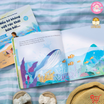 Sách Thơ - Nếu tớ không vứt rác thải bừa bãi cho bé 0-6 tuổi - LionBooks
