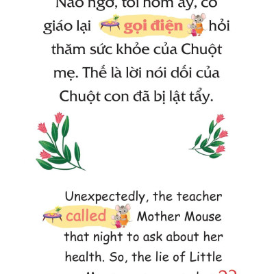 Sách Truyện Tranh Song Ngữ Việt Anh Cho Bé - Bé Ngoan Không Nói Dối