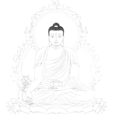 Bộ 50 Tranh Họa Vẽ Phật Giáo (DP)