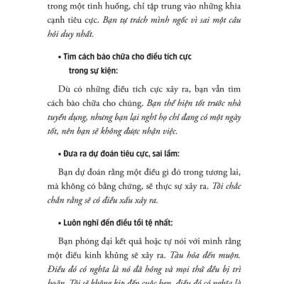 Sách Stop Overthinking - Sống Tự Do, Không Âu Lo - 7 Bước Loại Bỏ Suy Nghĩ Tiêu Cực Và Bắt Đầu Suy Nghĩ Tích Cực
