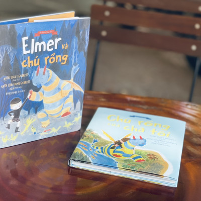 (Combo 2 cuốn) (Bìa cứng có áo) CHÚ RỒNG CỦA CHA TÔI và ELMER VÀ CHÚ RỒNG - Ruth Stiles Gannett – minh họa bởi Ruth Chrisman Gannett & Lá - Crabit Kidbooks 