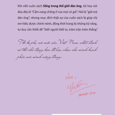 Sống Trong Thế Giới Đàn Ông