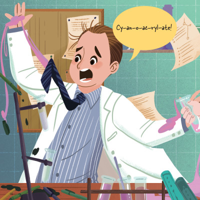 Sách tranh song ngữ Một sai lầm siêu dính (Cho trẻ từ 3-7 tuổi) - ehomebooks