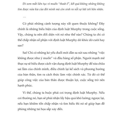 Định Luật Murphy - Mọi Bí Mật Tâm Lý Thao Túng Cuộc Đời Bạn