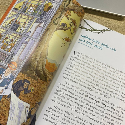 (Minh hoạ màu) UNSTOPPABLE US KHÔNG THỂ DỪNG BƯỚC - Tập 1: Loài người chinh phục thế giới như thế nào - Yuval Noah Harari – Ricard Zaplana Ruiz minh hoạ - Lily dịch – Omegaplus (Bìa mềm)