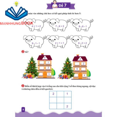 Sách - Phát Triển Trí Thông Minh Toán Lớp 1 ( Biên soạn theo chương trình GDPT Mới ).