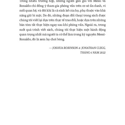 Sự Đối Đầu Của Hai Cầu Thủ Vĩ Đại Và Kỷ Nguyên Tái Tạo Bóng Đá Thế Giới - Messi Vs. Ronaldo