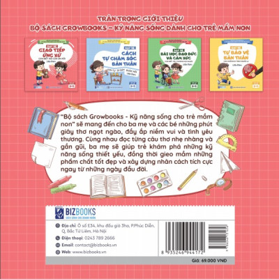 Sách Dạy Bé Giao Tiếp Và Ứng Xử: Con Biết Nói Cảm Ơn Rồi - Growbooks - Kỹ Năng Sống Dành Cho Trẻ Mầm Non