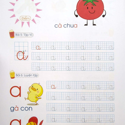 Tủ Sách Mầm Non - Bé Tập Tô - Chữ Cái - Tập 2