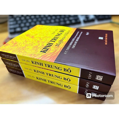 Bộ 3 quyển sách -Kinh Trung Bộ - Thích Minh Châu