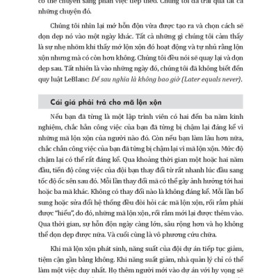 Clean Code - Mã Sạch Và Con Đường Trở Thành Lập Trình Viên Giỏi (Tái Bản 2023)