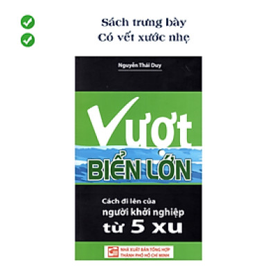 Sách Vượt biển lớn - Sách trưng bày, có vết xước nhẹ