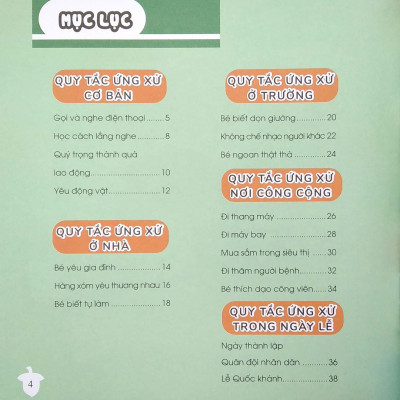 Kỹ Năng Cho Trẻ Từ 3 Đến 6 Tuổi - Dạy Con Học Lễ Giáo - Lớp Lá 1 (Tái Bản)