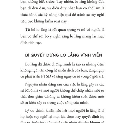 Sách Stop Overthinking - Sống Tự Do, Không Âu Lo - 7 Bước Loại Bỏ Suy Nghĩ Tiêu Cực Và Bắt Đầu Suy Nghĩ Tích Cực