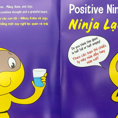 Ninja Nhí - Rèn Luyện Tư Duy Tích Cực - Ninja Lạc Quan (Song Ngữ)