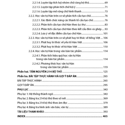 Học Văn Tự Hán Trên Cơ Sở Tầm Nguyên Bộ Thủ - Nguyễn Thị Thanh Chung