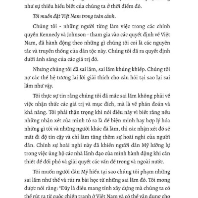 Nhìn lại quá khứ: Tấn thảm kịch và những bài học về Việt Nam (Hồi ký) (Xuất bản lần thứ hai, có chỉnh sửa, bổ sung)