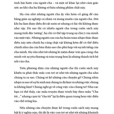 Với Tôi, Cha Chỉ Là Cha