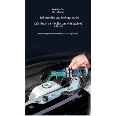 NƯỚC RỬA KÍNH VÀ TẨY MÀNG DẦU Ố MỐC KÍNH LÁI XE Ô TÔ LÀM SẠCH CẶN CANXI - NƯỚC RỬA KÍNH TẨY MÀNG DẦU KÍNH Ô TÔ GLASS OIL