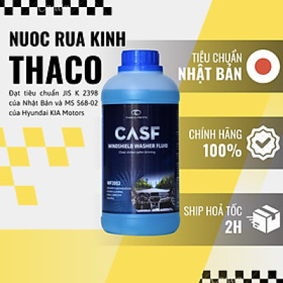 Nước rửa kính xe ô tô THACO CASF dùng cho xe TOYOTA, MAZDA, KIA - Không cần pha - Tiêu chuẩn Nhật Bản