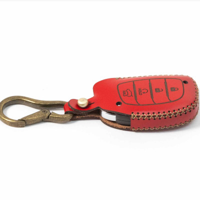 Bao da chìa khóa Hyundai Stargazer X 2024 , chính hãng Khacten.com , chât liệu da bò, may tay thủ công