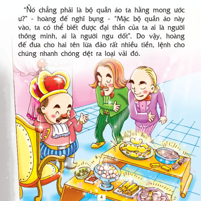 Truyện Cổ Tích Thế Giới Hay Nhất - Bộ Quần Áo Mới Của Hoàng Đế (Tái Bản)