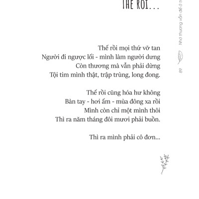 Nhớ Thương Vẫn Để Ở Trong Lòng (Tái Bản 2023)