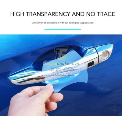 Combo bộ ốp tay nắm cửa vân Carbon và hõm cửa 3M xe Mazda 3 2015-2019