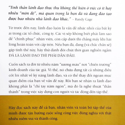 Đã Là Lãnh Đạo Thì Phải Dẫn Đầu