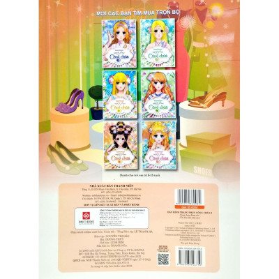 Dán hình trang phục công chúa 3 - Công chúa đáng yêu 65N