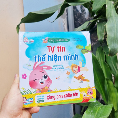 Một Cuốn trong Trọn Bộ 10 cuốn Kỹ Năng Giao Tiếp Cho Bé 2+ (Song Ngữ Việt - Anh) Cùng Con Khôn Lớn Giúp Con Hiểu Và Tự Tin Hơn Vào Bản Thân Vượt Qua Mọi Khó Khăn Thử Thách Trong Cuộc Sống