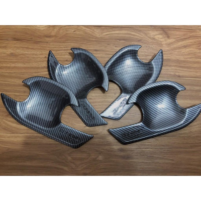 Ford Ranger, Bộ 4 Miếng Ốp Chắn , Hõm Cửa Xe Mẫu Cacbon