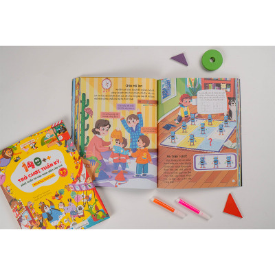 140++ trò chơi thần kỳ, phát triển trí não toàn diện cho trẻ 3-9 tuổi - Thông minh nhạy bén