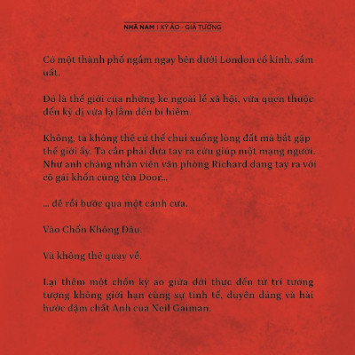 Sách - Chốn không đâu (Neil Gaiman) (Nhã Nam Official)