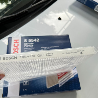 Lọc Gió Điều Hòa Tiêu Chuẩn BOSCH Aeristo S5542 Dành Cho Xe Kia Carens (04-09), Sorento (09-14)