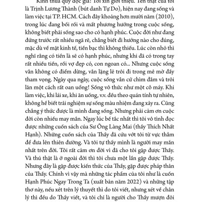 Tập Thơ Linh Hồn Trở Lại - Tự Do